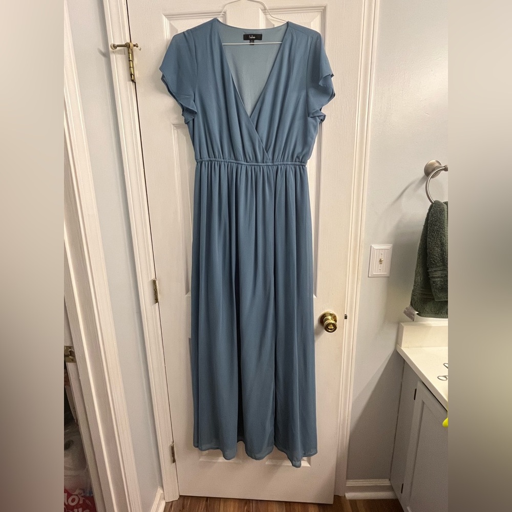 Dusty Blue Dress